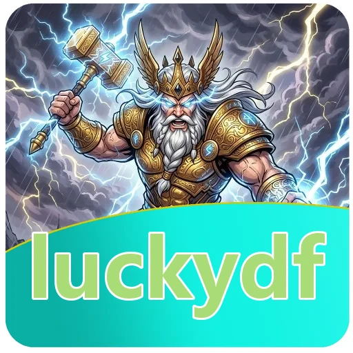 Ikon luckydf untuk langkah pasang APK